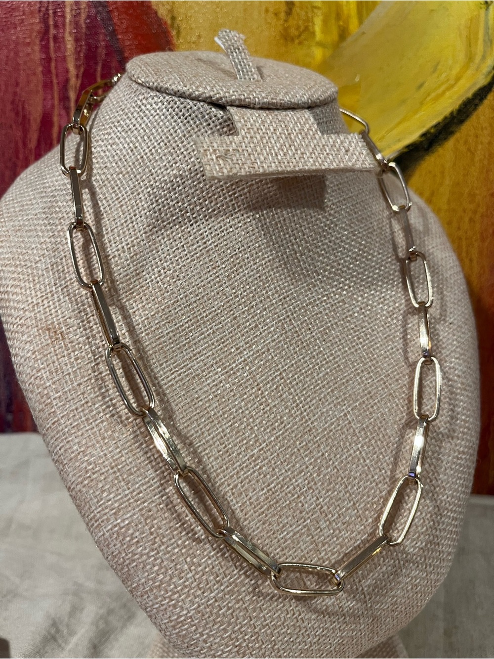 8 Other Reasons Gold-Tone Paperclip Link Necklace - Elegant Chain for Women